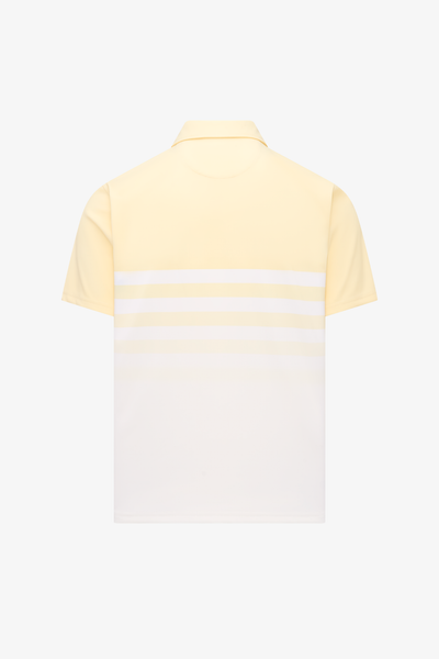 Snap Placket Polo V2 - Ombre Stripe Print