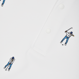 Snap Placket Polo v2 - Progression Print