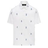 Snap Placket Polo v2 - Progression Print
