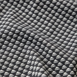 Black/White Snap Placket Polo - GEO ESG Print