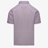 Snap Placket Polo - Triangle Dot Print