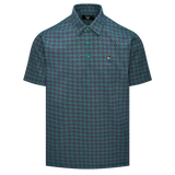 Snap Placket Polo v2 - Argyle Print