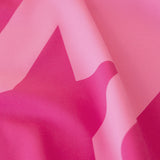 Fuschia Snap Placket Polo - Houndstooth