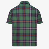 Prime Green/Midnight Navy Snap Placket Polo - Plaid V2