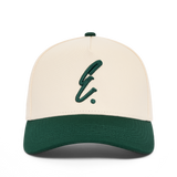 Jetstream/Prime Green 5 Panel 2 Tone E Hat