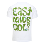 White Multi-Color Eastside Golf Mens On Course Print Tee Shirt