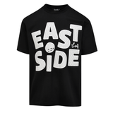 Black Print Eastside Golf Mens From The Heart Print Tee Shirt