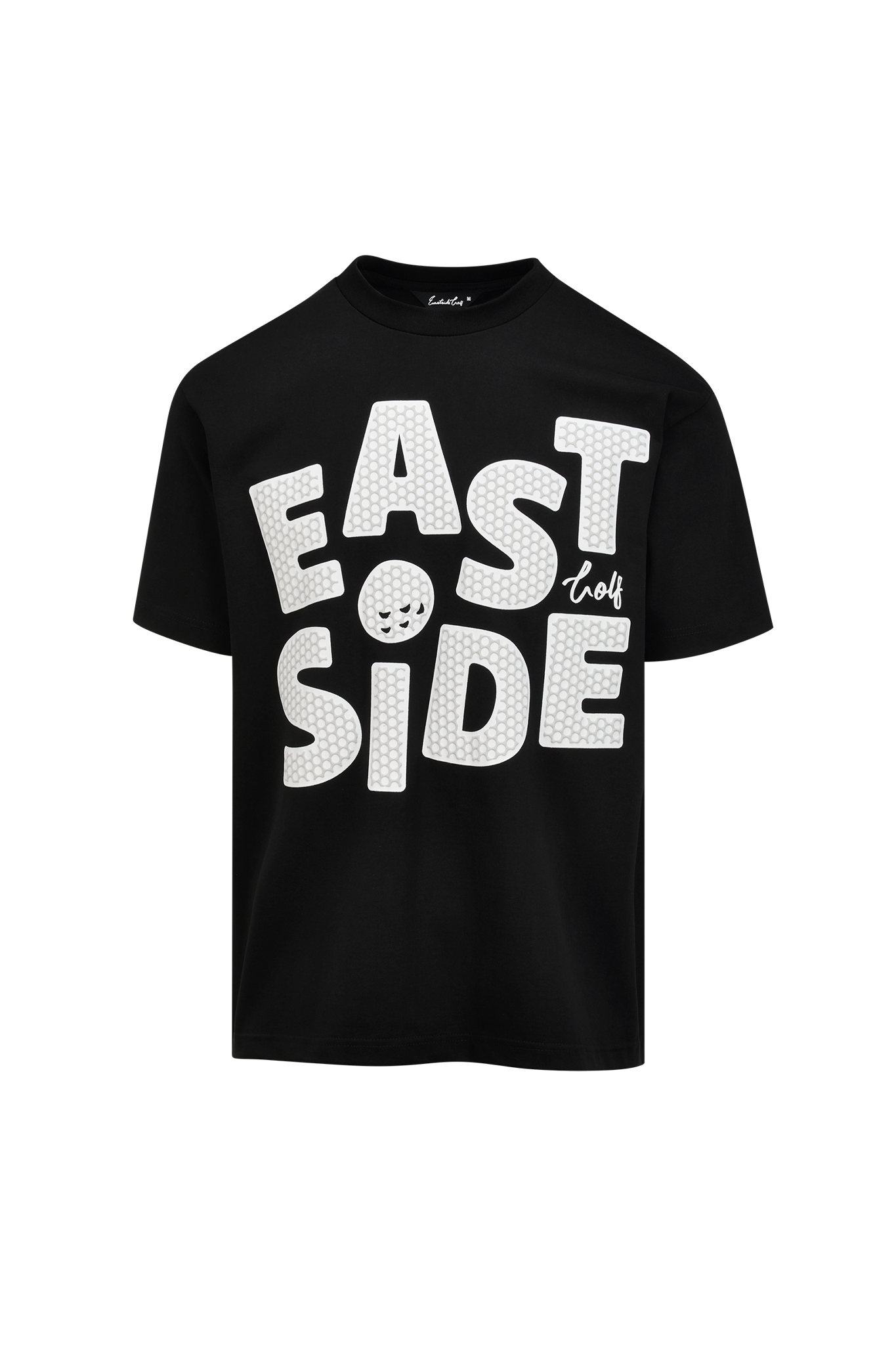 Black Print Eastside Golf Mens From The Heart Print Tee Shirt