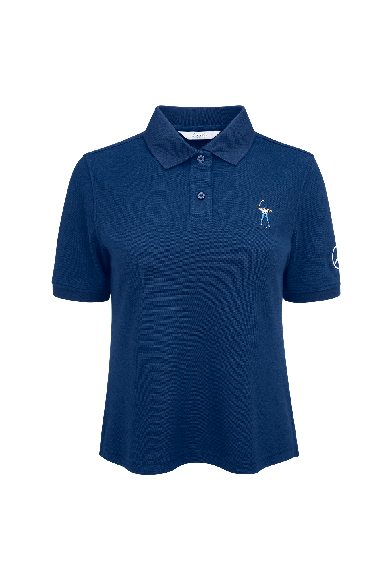 Navy Pique Polo