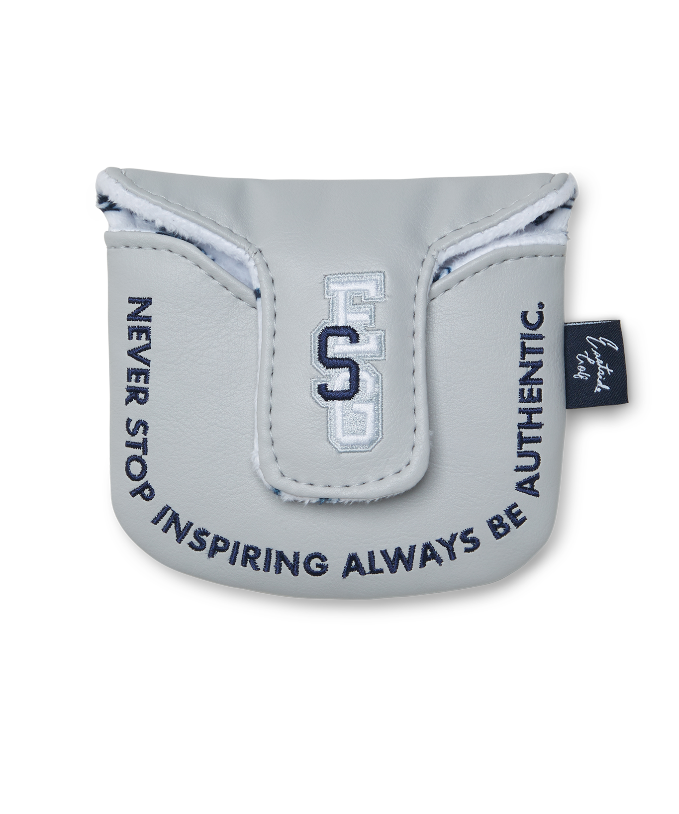 Cool Grey Swingman Mallet Putter Headcover