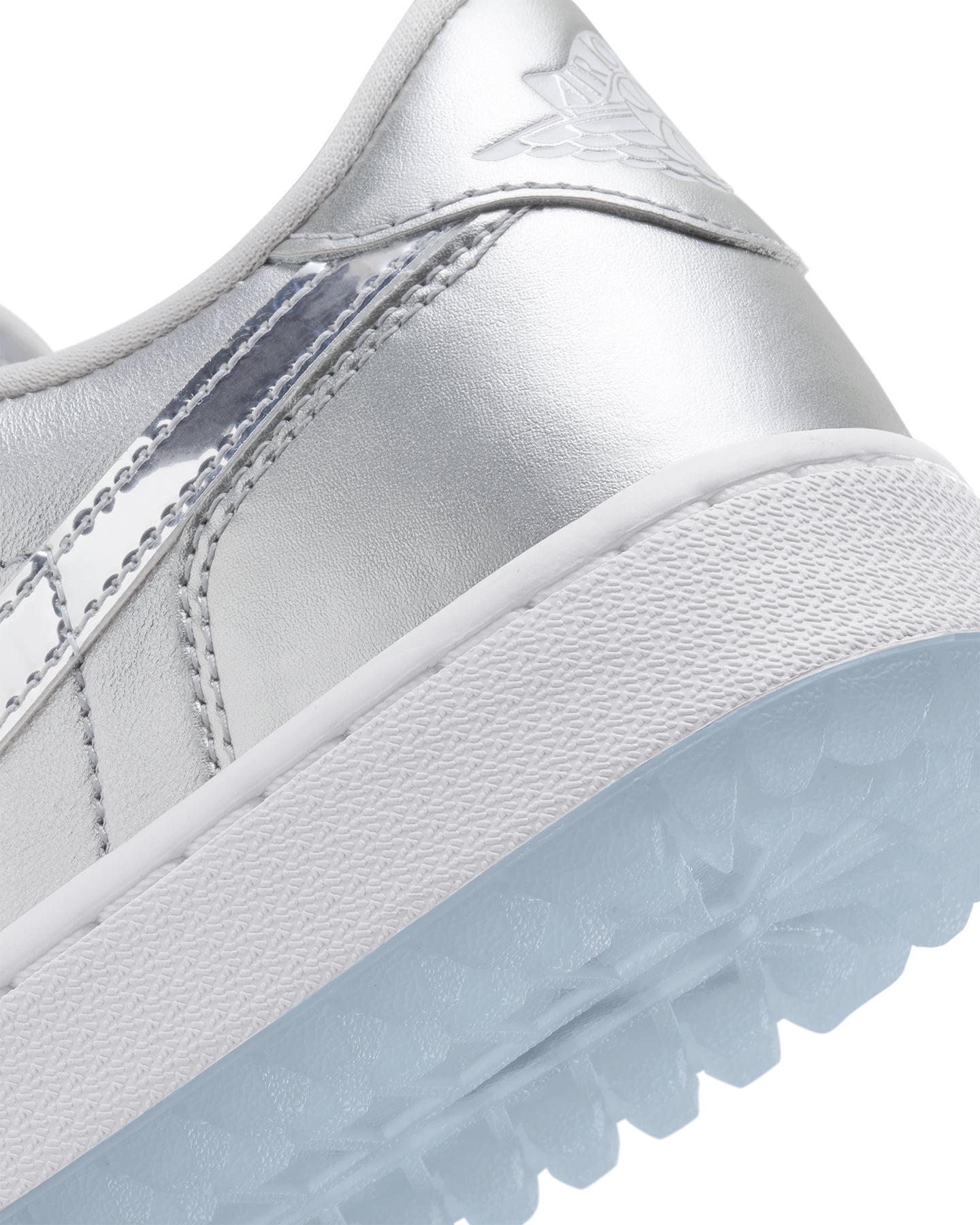 Air Jordan 1 Low Golf Men's "Gift Giving" Metallic Silver