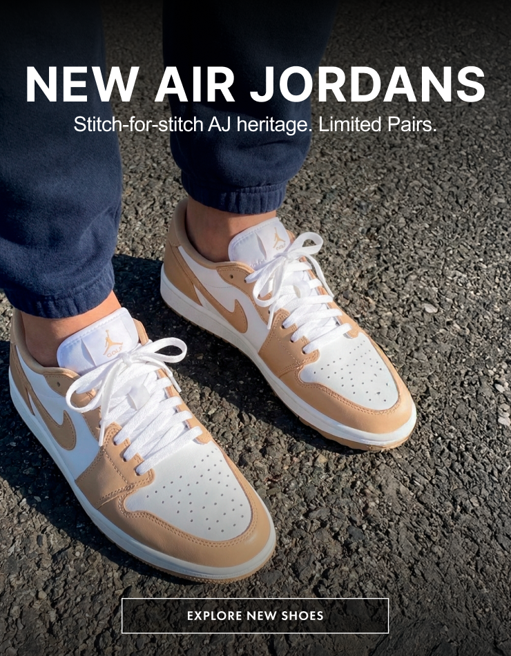 new air jordans stitch for stitch AJ heritage. limited pairs. explore new shoes