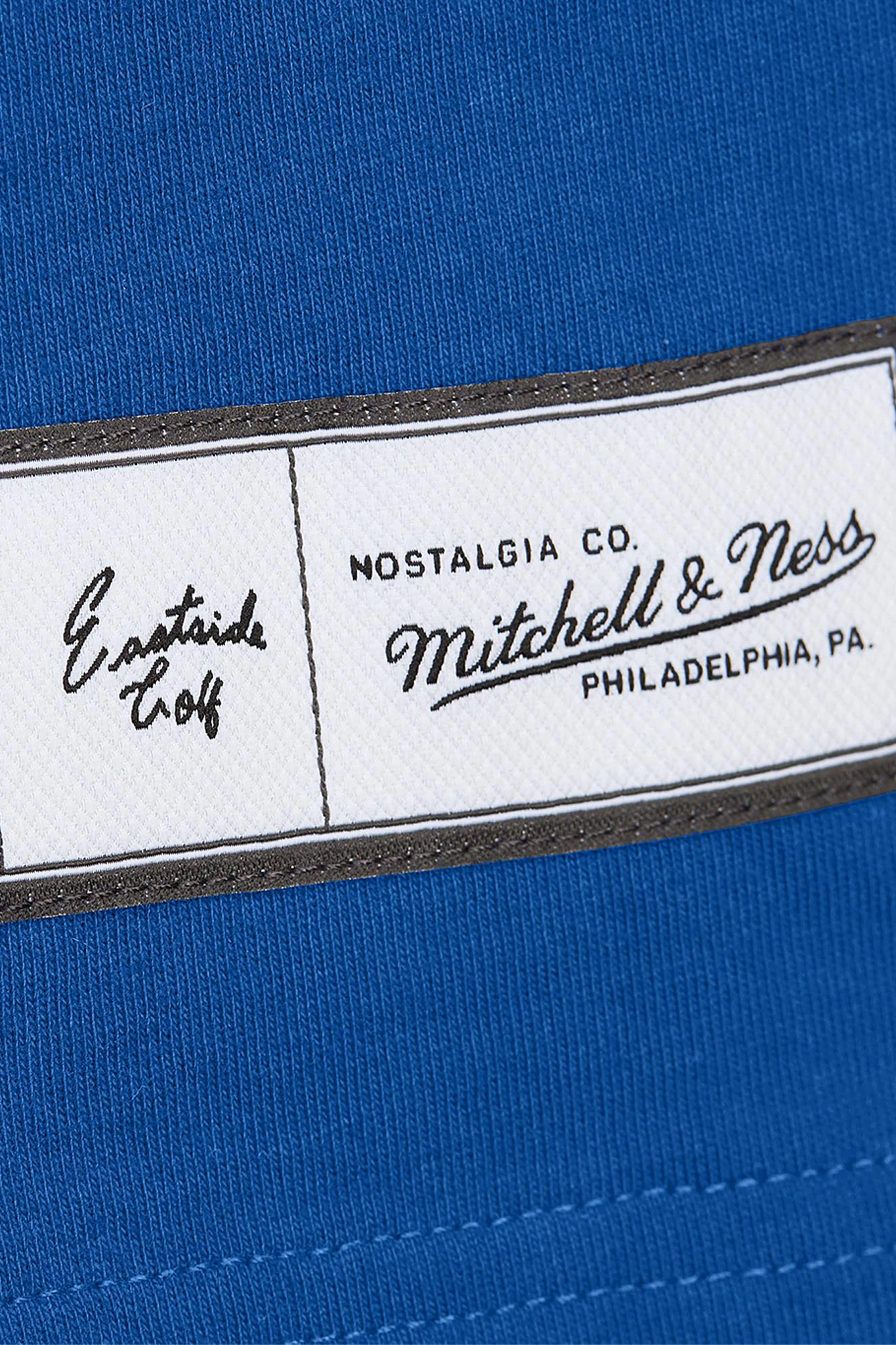 Navy Mitchell & Ness x Eastside Golf 3/4 Button Polo