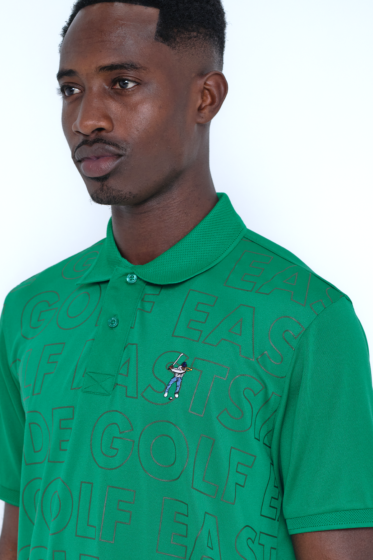 Eastside Golf Men's Script Monogram Polo