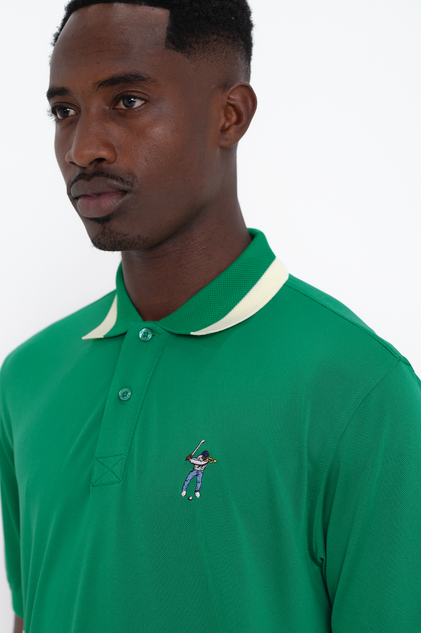 Golf Green Eastside Golf Follow Through Polo Shirt