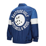 Navy Mitchell & Ness x Eastside Golf 3/4 Zip Nylon Pull Over