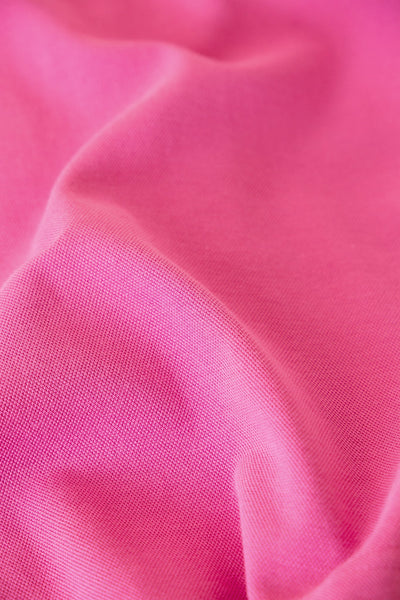 Fuschia Tip Pique Polo
