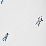 Snap Placket Polo v2 - Progression Print