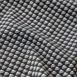 Black/White Snap Placket Polo - GEO ESG Print