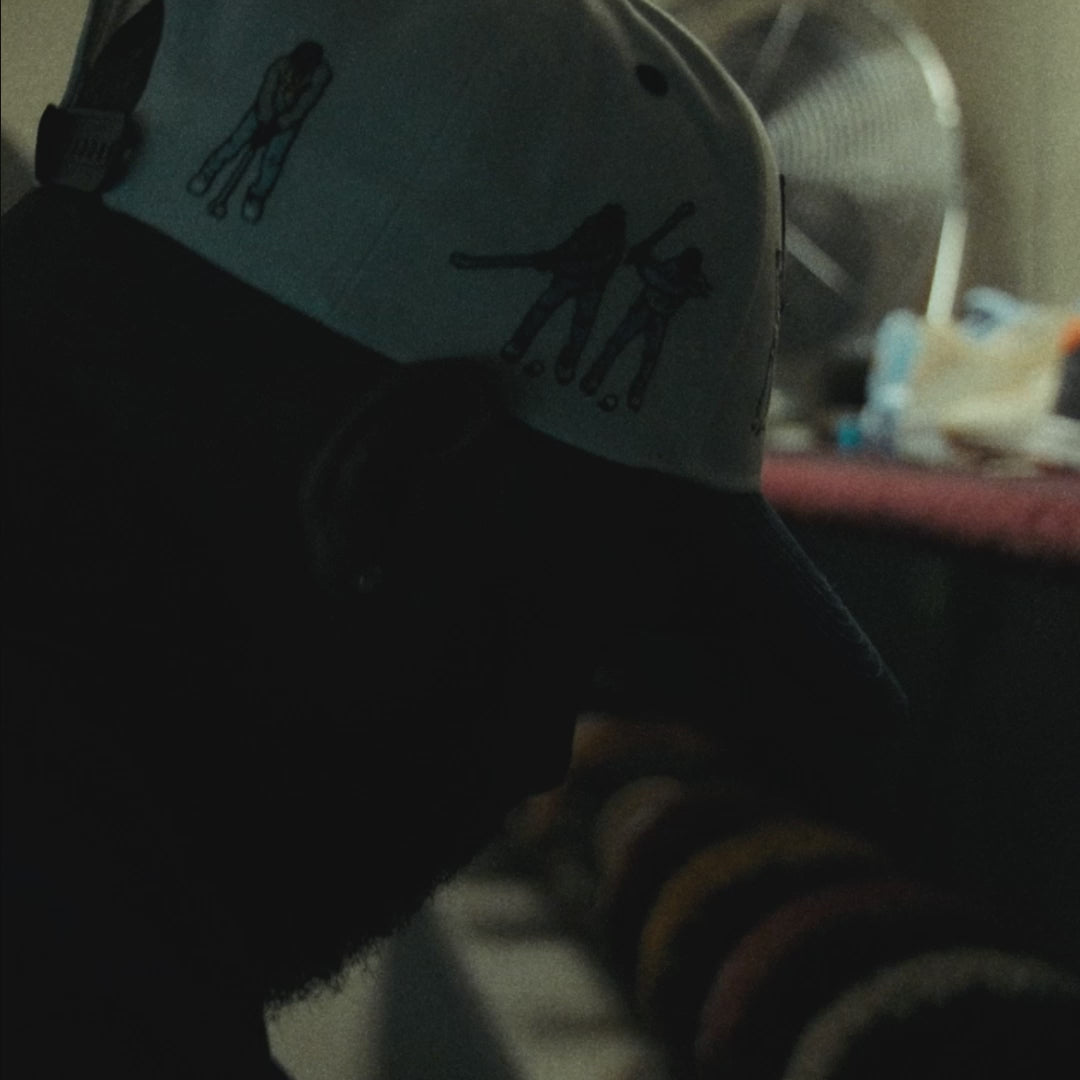 A 30-second vertical video teaser for the Eastside Golf x Nike collection. It opens with close-up shots of Nike and Eastside Golf logos, then cuts to athletes walking confidently on a golf course and city streets. Quick flashes show sneakers, hoodies, and hats from the collection. The video alternates between action shots of swinging a golf club and slow-motion lifestyle moments, ending with the Eastside Golf x Nike logos on screen.