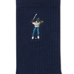 Eastside Golf Calf Height Logo Socks Navy