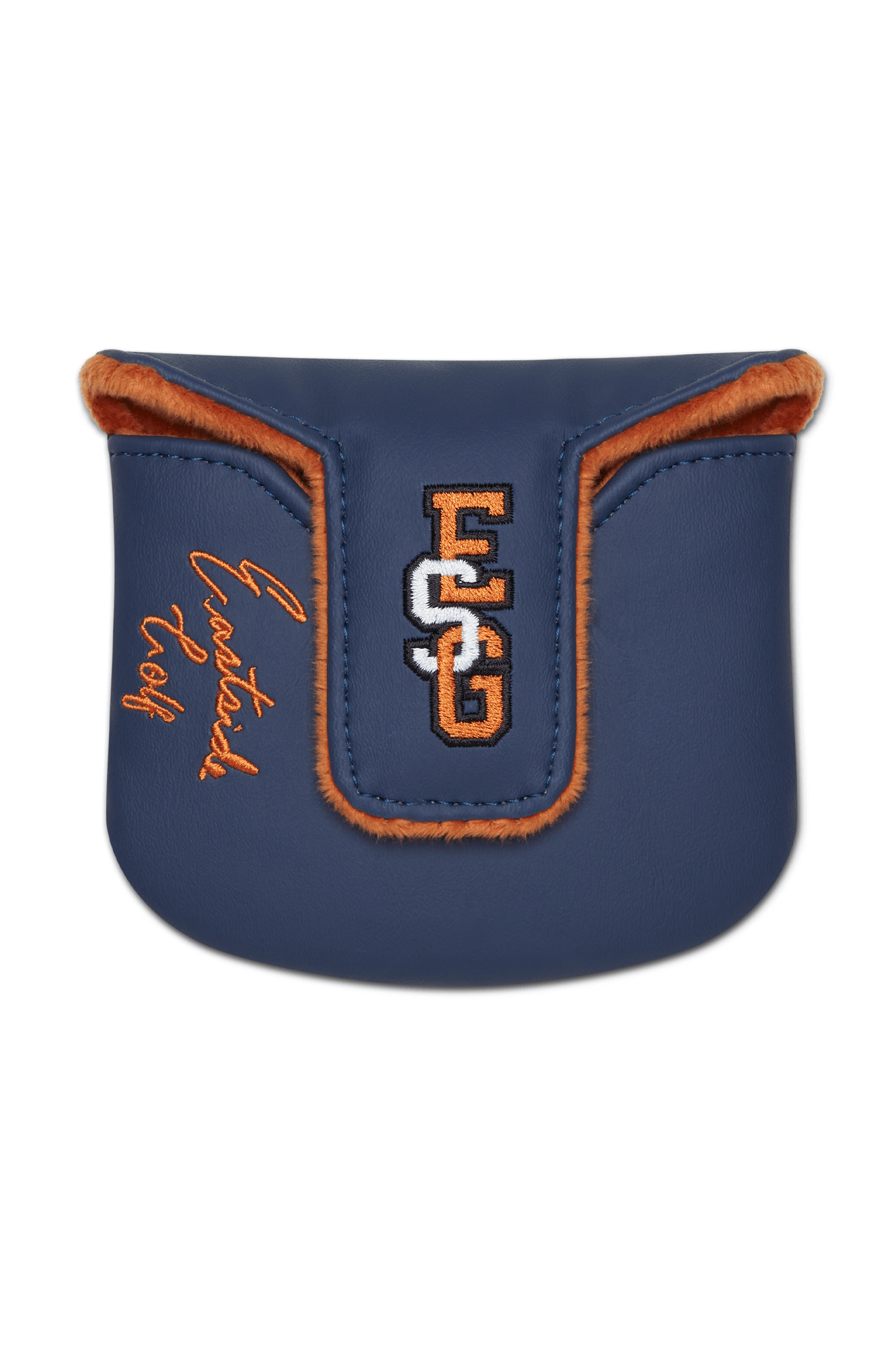 Eastside Golf Mallet Putter Cover Navy Red Clay