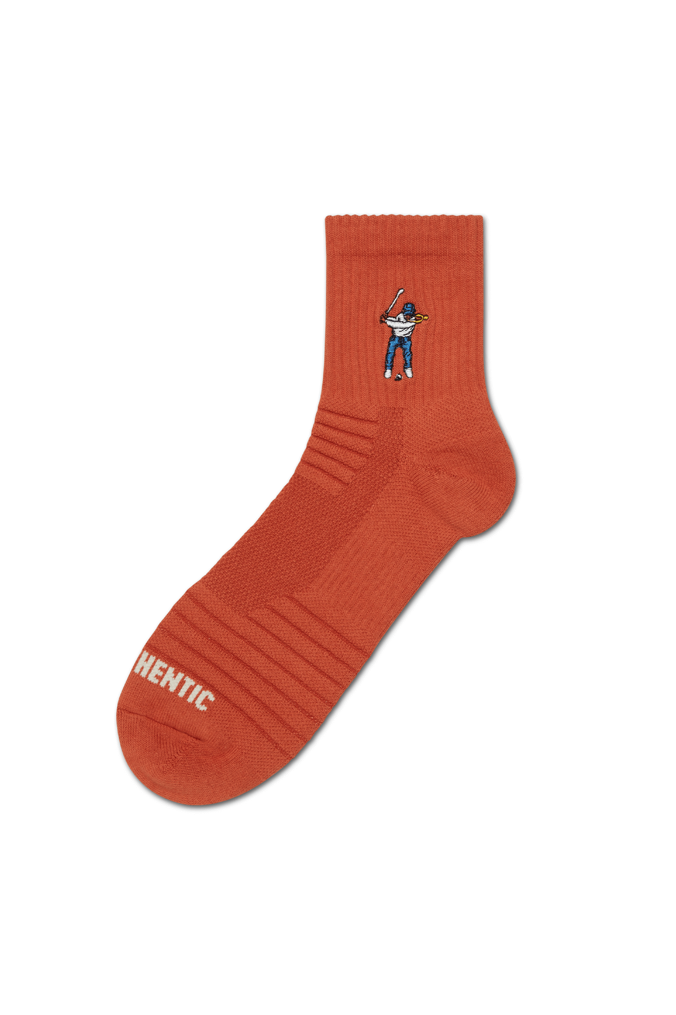 Eastside Golf Player Logo Ankle Height Socks Red Clay