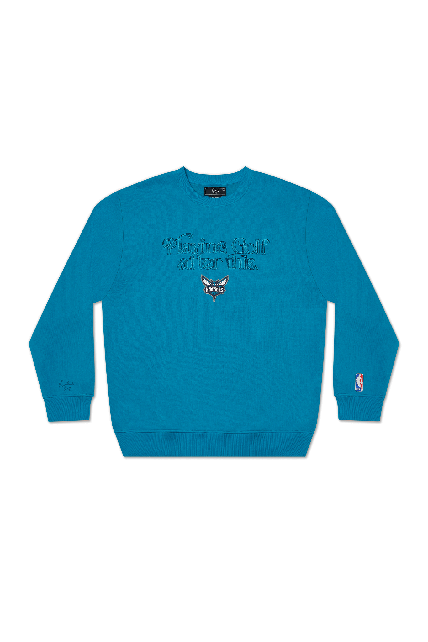 Eastside NBA-Playing Golf After This Hornets Sweatshirt Teal