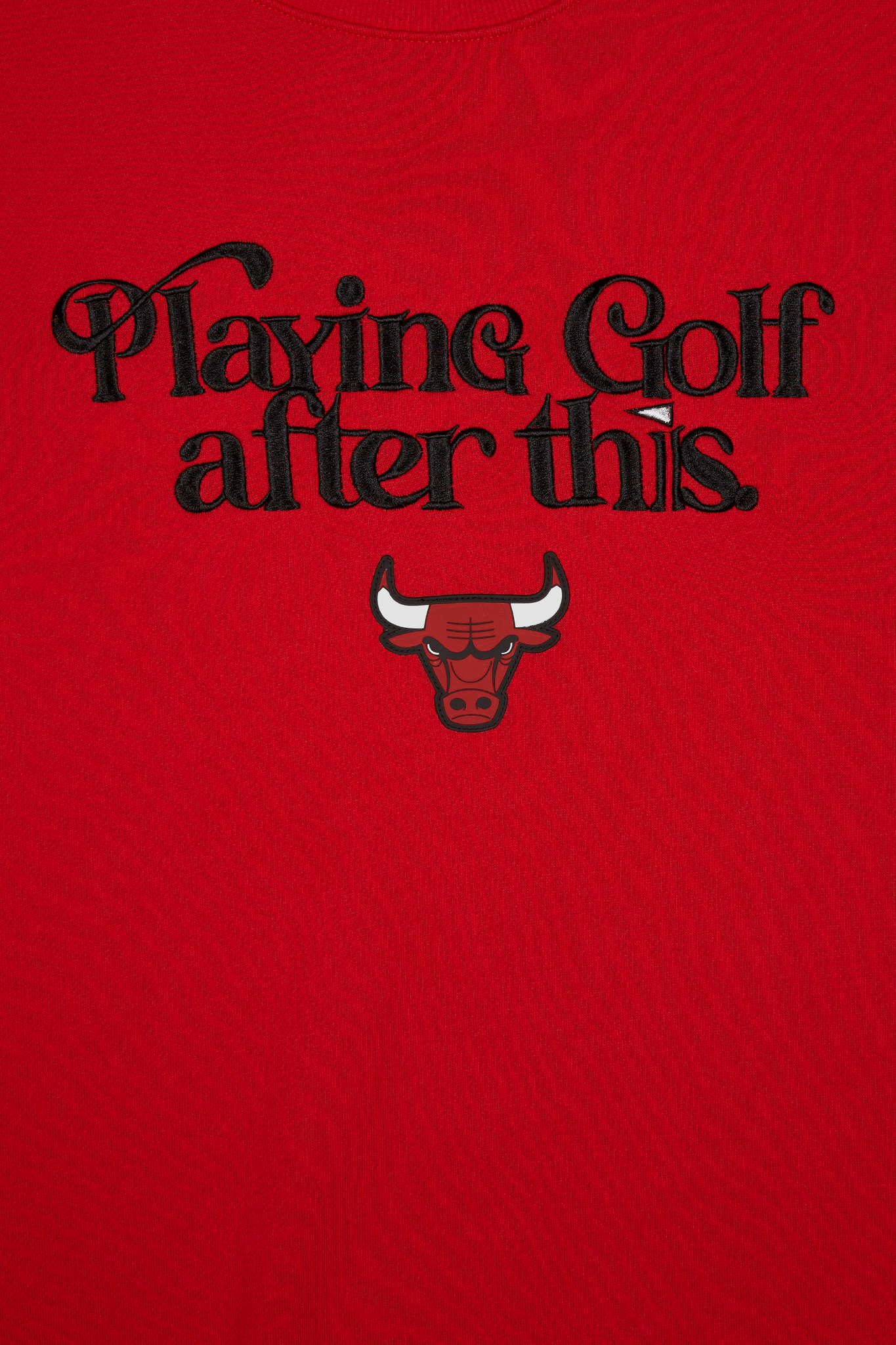 Eastside NBA-Playing Golf After This Bulls Hoodie Red