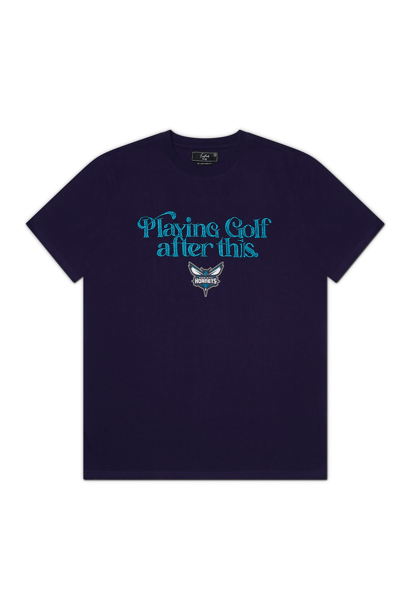 Eastside NBA-Playing Golf After This Hornets T-Shirt Black