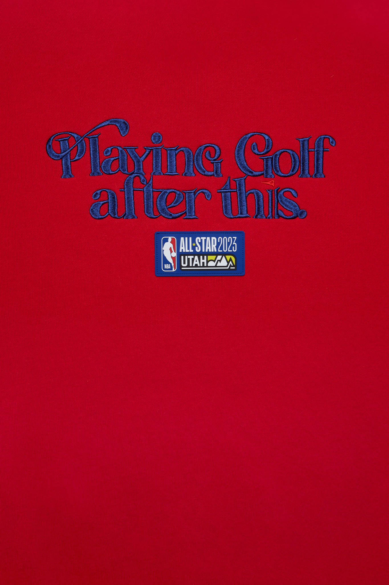 Eastside NBA - Playing Golf After This All Star Oversized Hoodie Red