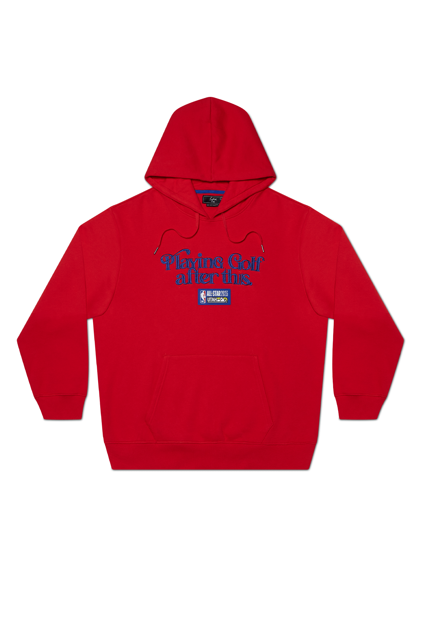 Eastside NBA - Playing Golf After This All Star Oversized Hoodie Red