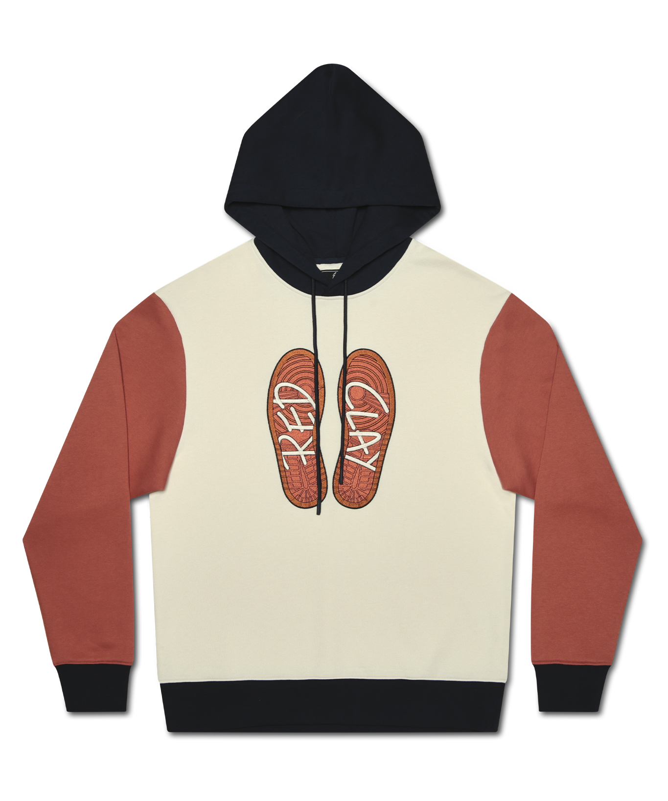 Red Clay Sneaker Sole Pullover Hoodie