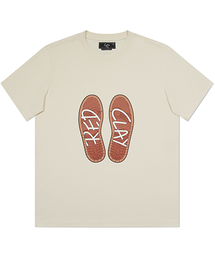 Eastside Golf Men's Sneaker Sole T-Shirt Light Sand