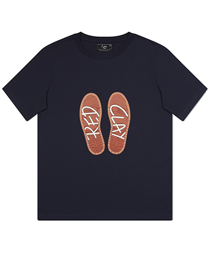 Eastside Golf Men's Sneaker Sole T-Shirt Midnight Red Clay