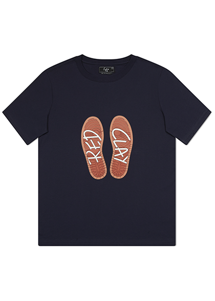 Eastside Golf Men's Sneaker Sole T-Shirt Midnight Red Clay