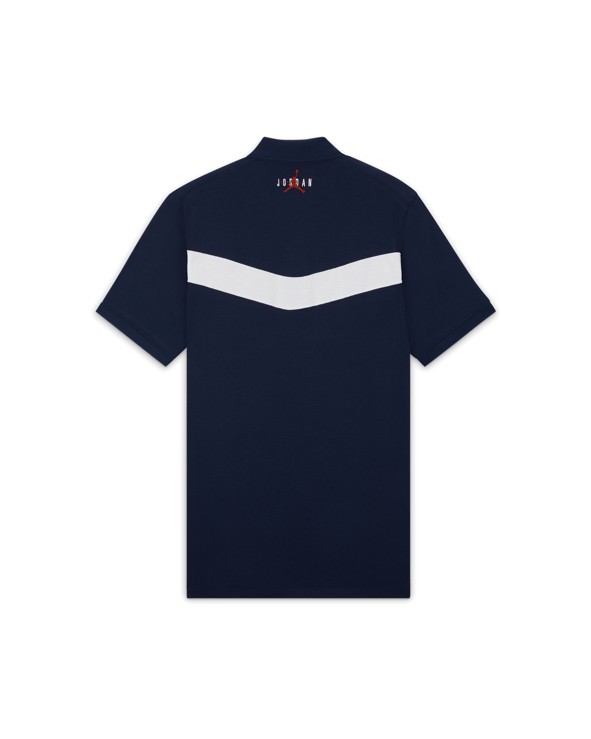 White and navy blue jordan shirt hot sale