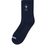 Eastside Golf Calf Height Logo Socks Navy