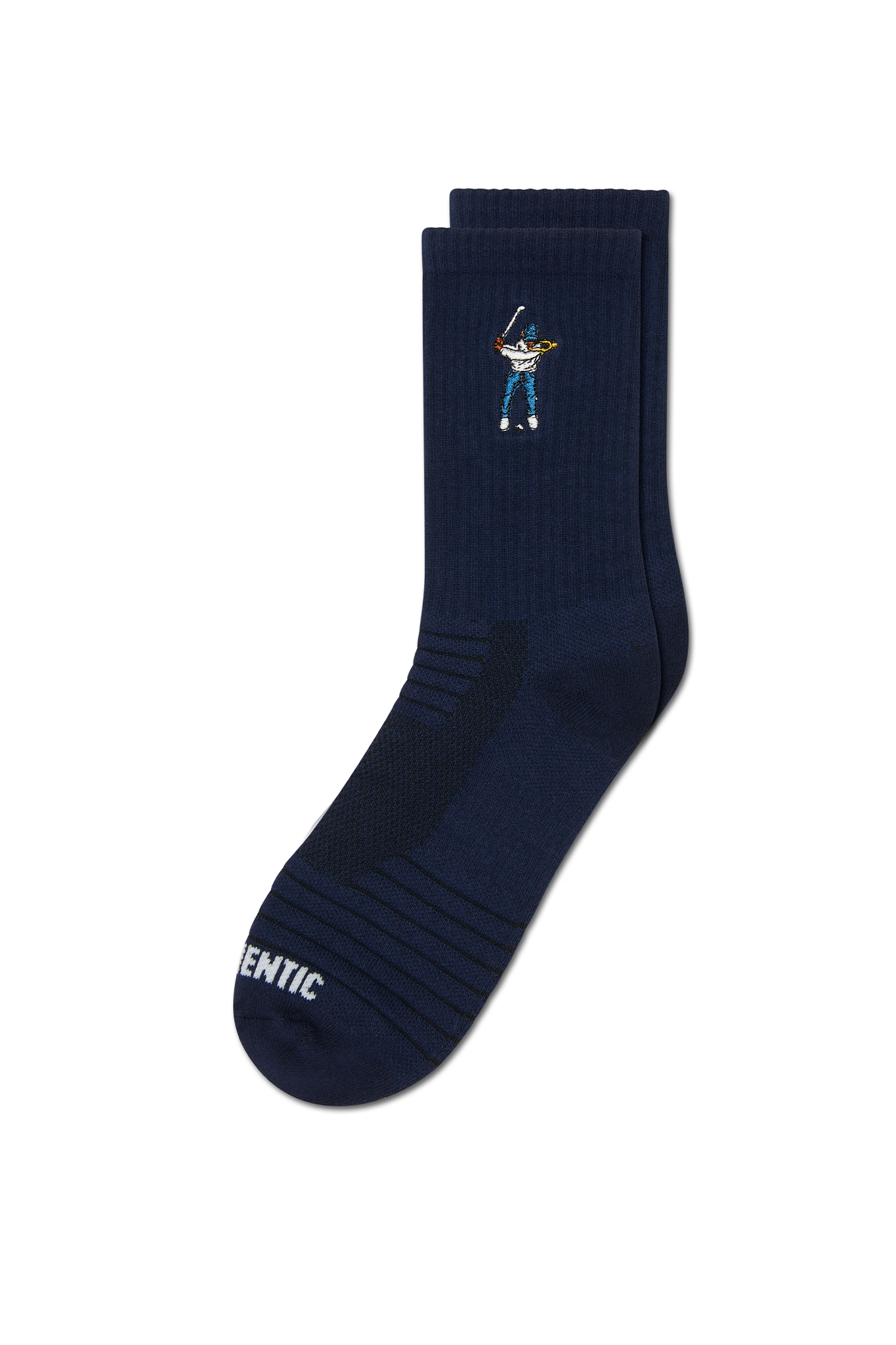 Eastside Golf Calf Height Logo Socks Navy