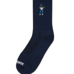 Eastside Golf Calf Height Logo Socks Navy