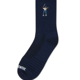 Eastside Golf Calf Height Logo Socks Navy