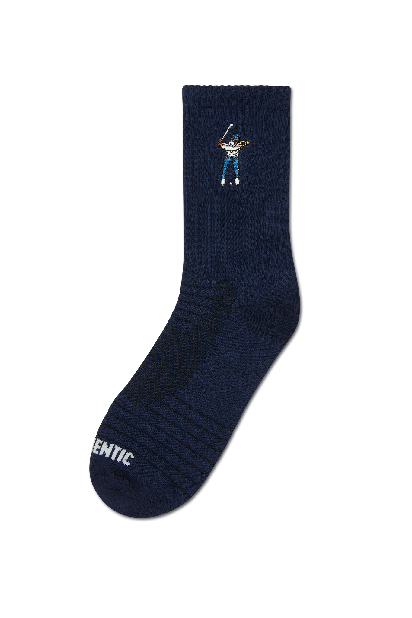 Eastside Golf Calf Height Logo Socks Navy
