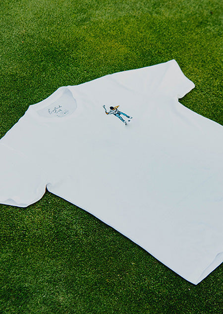 White Eastside Golf Big BIG Swingman Logo Shirt