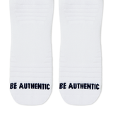 Calf Height Logo Socks White